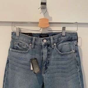 NWT Banana republic high rise slim ankle in medium wash size 28